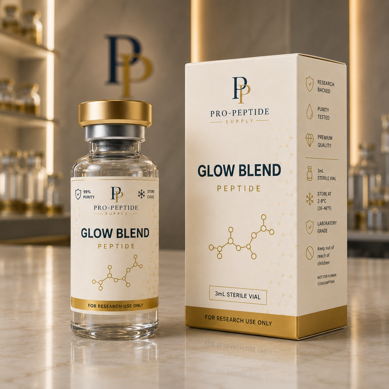 Glow Blend research vial