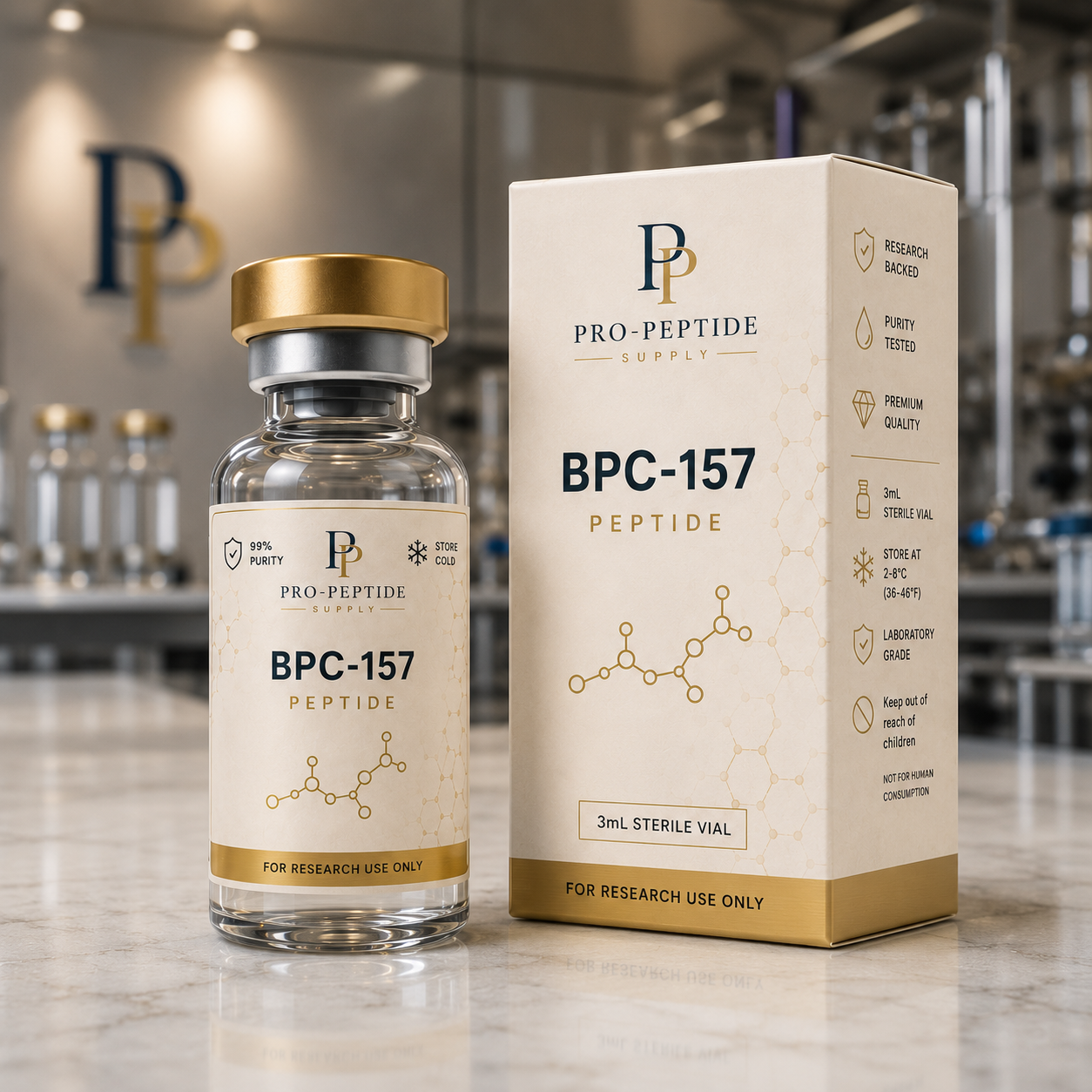 BPC-157 research vial