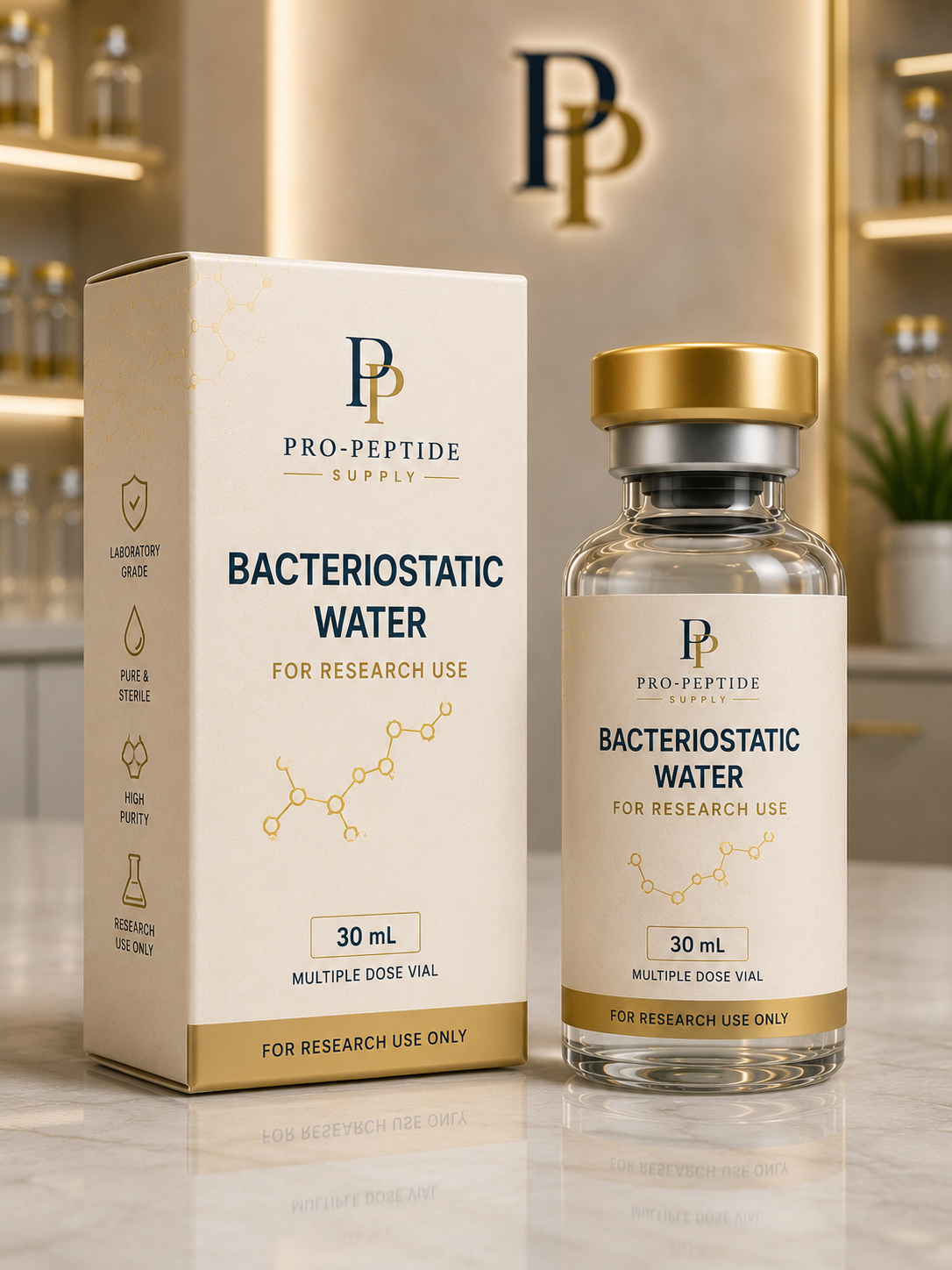 Bacteriostatic Water research vial